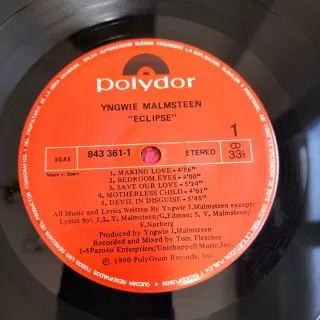 Vinilo "Yngwie Malmsteen"