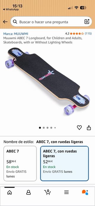 Longboard Muuwmi skateboard