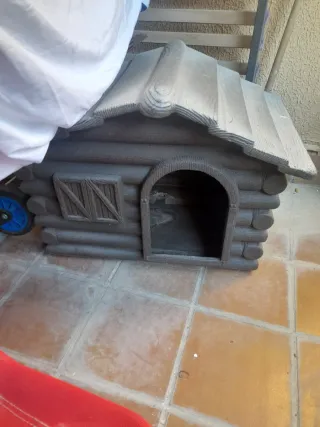 Caseta para perros estilo cabaña