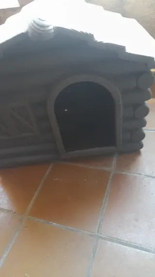 Caseta para perros estilo cabaña