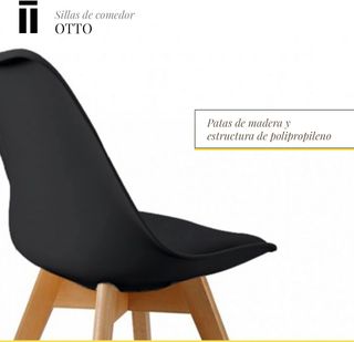SHIITO | Modelo Otto - Silla de Comedor de Estilo