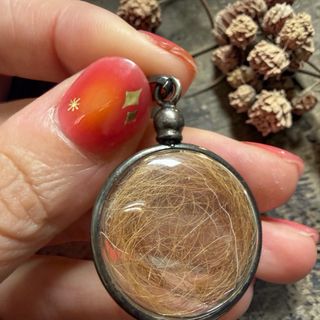 Gioiello lutto vittoriano argento capelli