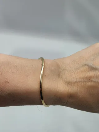 Brazalete de oro 18kt.