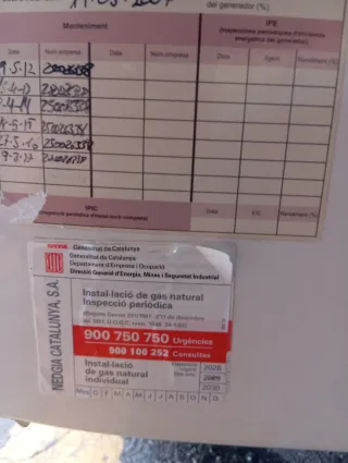 Caldera Mixta Nedgia Catalunya