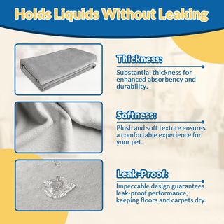 Almohadillas Lavables para Perros: 122 x 165 cm, G