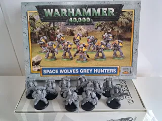 Cazadores Grises Lobos Espaciales Warhammer 40k