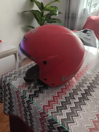 Casco Moto NZI Rojo Scooter