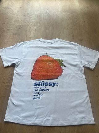 Camiseta Stüssy World Tour Blanca Nueva