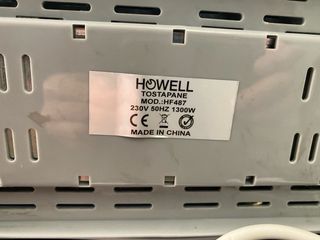 Tostapane Howell mod. HF 487 Bianco 1300W