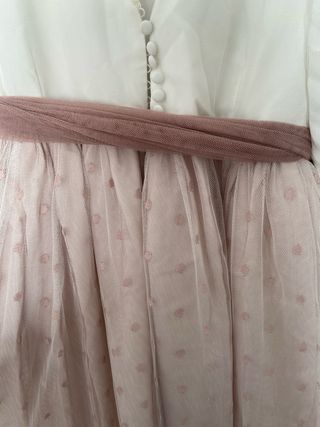 vestido de comunion completo