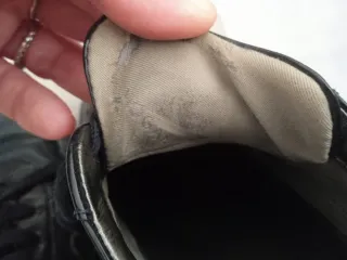 Scarpe Hogan donna pelle vernice blu con borchie