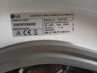 Scheda elettronica lavatrice LG mod. F4J6TYOW