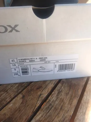 Zapatos Geox de piel negros