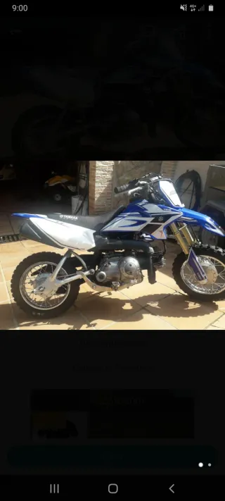 Moto infantil Yamaha TTR