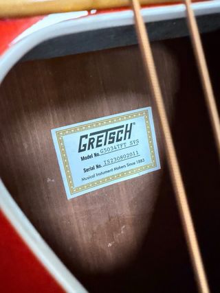 Gretsch Rancher G5034TFT Bigsby Roja