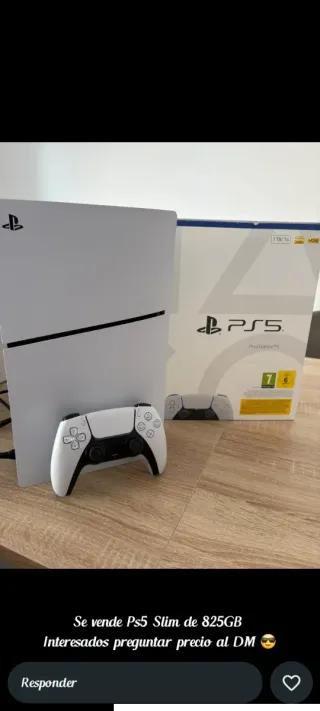 Consola PS5 Slim 825GB Blanca