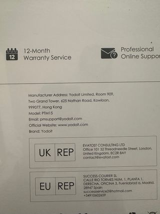 Monitor Portátil Yodoit 15.6 Full HD HDR 120993