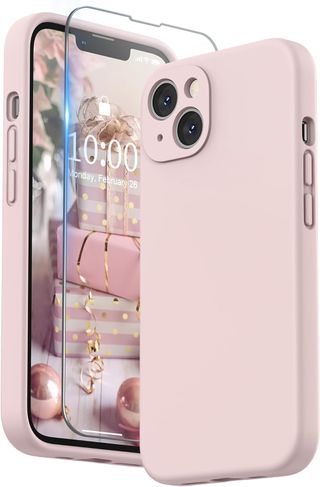 SURPHY Silicona Funda Compatible con iPhone 13 con