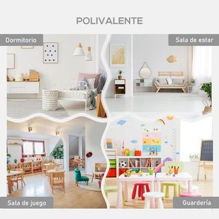 Juego de Mesa Infantil y 2 Sillas de Madera Tara