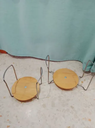 Plateros de madera y metal
