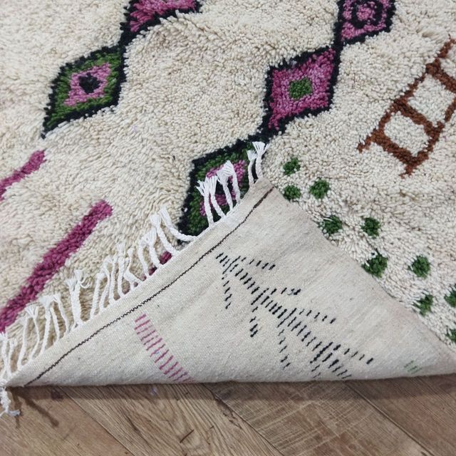 Alfombra Azilal 310x205cm Símbolos Rombos