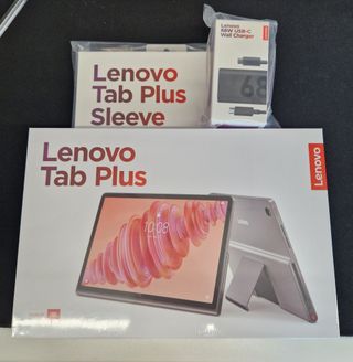 Lenovo Tab Plus + Carregador 68W + Sleeve