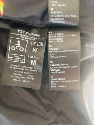 Cazadora de moto Course Boomer mujer