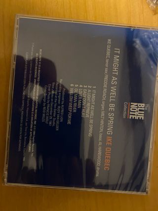 CD Jazz Blue Note: Ike Quebec - It Might As Well B