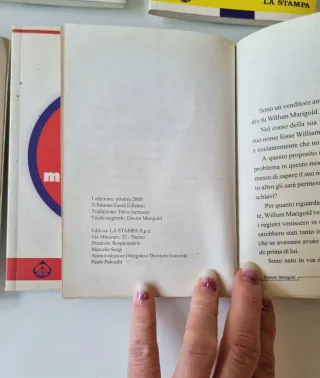 Lotto 7 libri tascabili