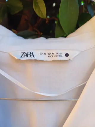 Camicia Zara Bianca Taglia XS