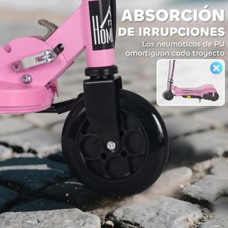 Patinete Eléctrico Plegable para Niños Rosa