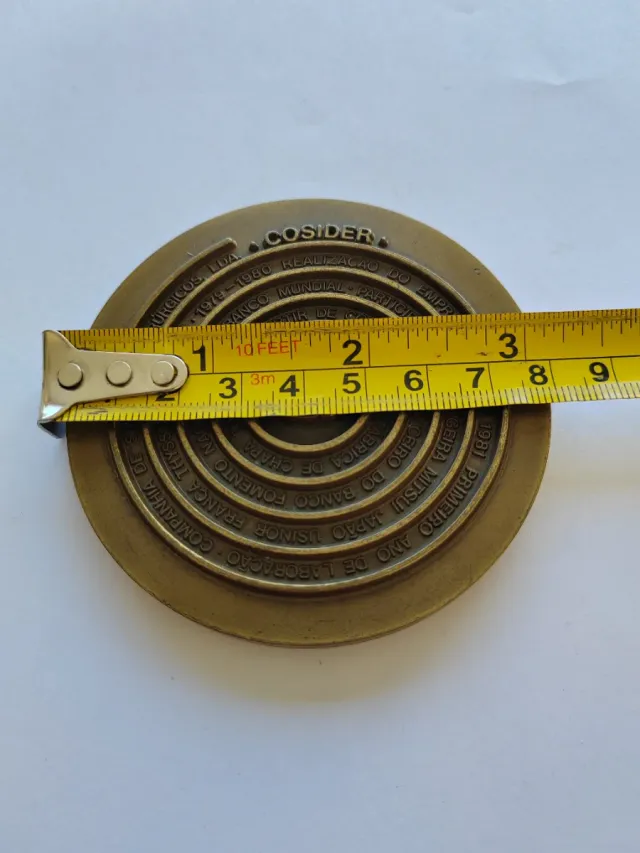 Medalla conmemorativa.