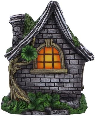 Nemesis Now Figura de casa de hadas iluminada con