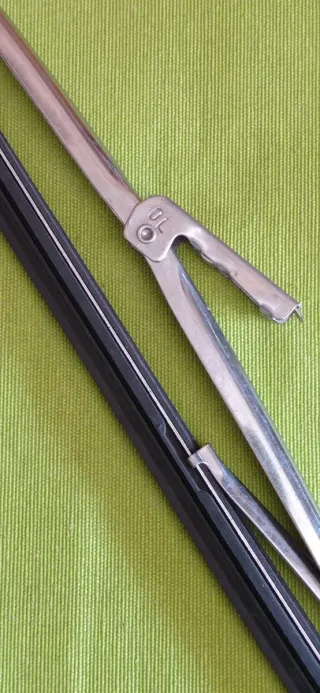 Escobilla limpiaparabrisas cromada coches clásicos