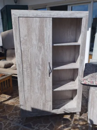 Mueble TV, Armario, Mesita Noche + 2 Cabeceros