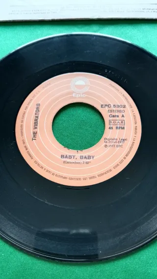 Vinilo 7" The Vibrators - Baby Baby