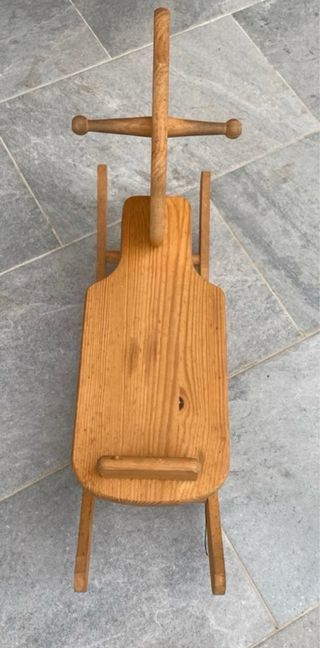 Caballito balancín madera