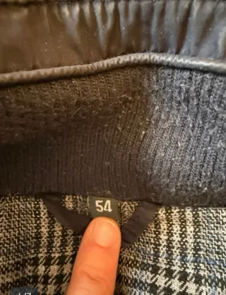 Abrigo de plumas azul