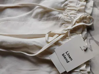 Pantaloncini lino e cotone bianchi