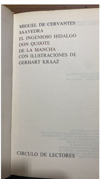 DON QUIJOTE DE LA MANCHA