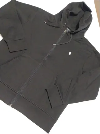 Sudadera Polo Ralph Lauren Negra Cremallera