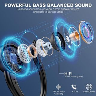 Kuizil Auriculares Inalámbricos Deportivos,Bluetoo