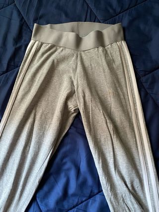 Leggings Adidas Talla XS Verde y Gris