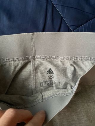 Leggings Adidas Talla XS Verde y Gris
