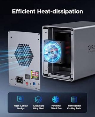 ORICO 5 BAHÍAS RAID DAS  110 TB 9858RU3