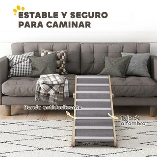 Rampa para Perros Plegable y Altura Ajustable