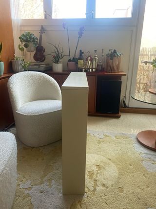 Zapatero Metal Delgado Marfil 14cm