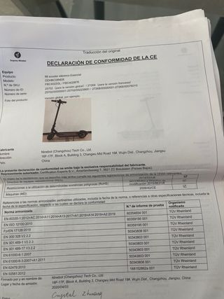 Patinete eléctrico Xiaomi