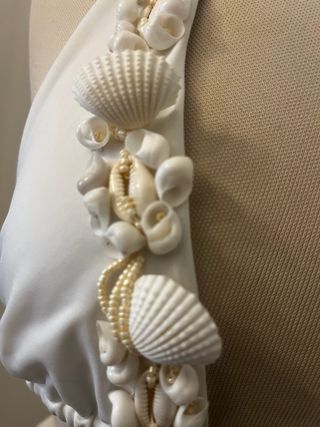 Reggiseno bikini Yamamay bianco con conchiglie