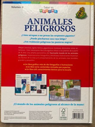 Libro Infantil «Animales Peligrosos»
